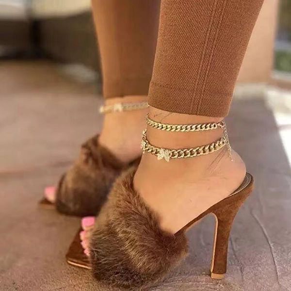 slippers shoes square heel low ladies' slipers women luxury slides fur flip flops big size heeled mules flock block 2021 designe, Black
slippers shoes square heel low ladies' slipers women luxury slides fur flip flops big size heeled mules flock block 2021 designe, Black