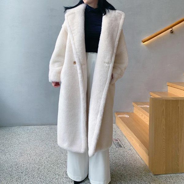women's fur & faux x-long solid jacket teddy bear women coat winter brand thick warm 100% real wool sheep coats plus size clothing, Black
women's fur & faux x-long solid jacket teddy bear women coat winter brand thick warm 100% real wool sheep coats plus size clothing, Black