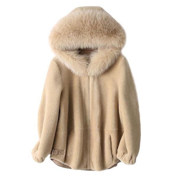 real sheep shearling coat female 2021 winter jacket women fur collar 100% wool coats korean outwear my, Black
real sheep shearling coat female 2021 winter jacket women fur collar 100% wool coats korean outwear my, Black