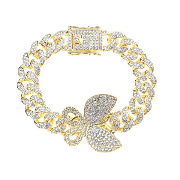 charm bracelets fashion rhinestones bracelet hip hop men butterflies hand chain, Golden;silver
charm bracelets fashion rhinestones bracelet hip hop men butterflies hand chain, Golden;silver