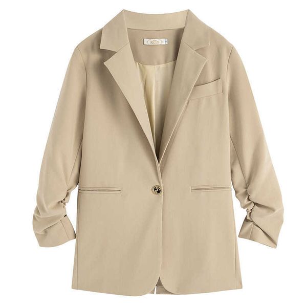 l-5xl plus size women's jacket small suit temperament loose mid-length ladies blazer office coat female 210527, White;black
l-5xl plus size women's jacket small suit temperament loose mid-length ladies blazer office coat female 210527, White;black