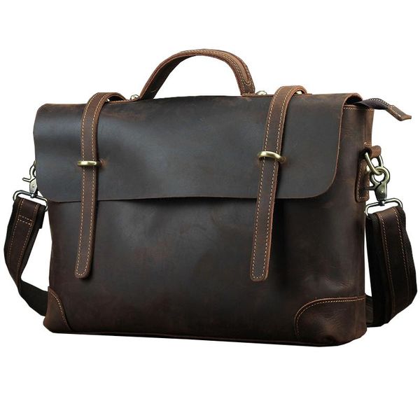 briefcases 2021 retro crazy horse leather men briefcase shoulder crossbody portable 14 inch computer business casual men's bag
briefcases 2021 retro crazy horse leather men briefcase shoulder crossbody portable 14 inch computer business casual men's bag