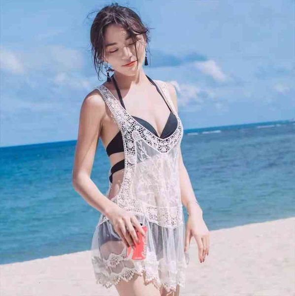 vintage sweet cute casual crochet knit floral hollow out lace vest slim blouse handmade beige beach cover up, White
vintage sweet cute casual crochet knit floral hollow out lace vest slim blouse handmade beige beach cover up, White