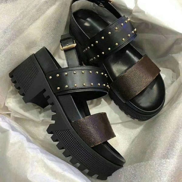 new women leather laureate sandals glazed calf platform sandal summer high heels designer sandals party sandals good quality, Black
new women leather laureate sandals glazed calf platform sandal summer high heels designer sandals party sandals good quality, Black