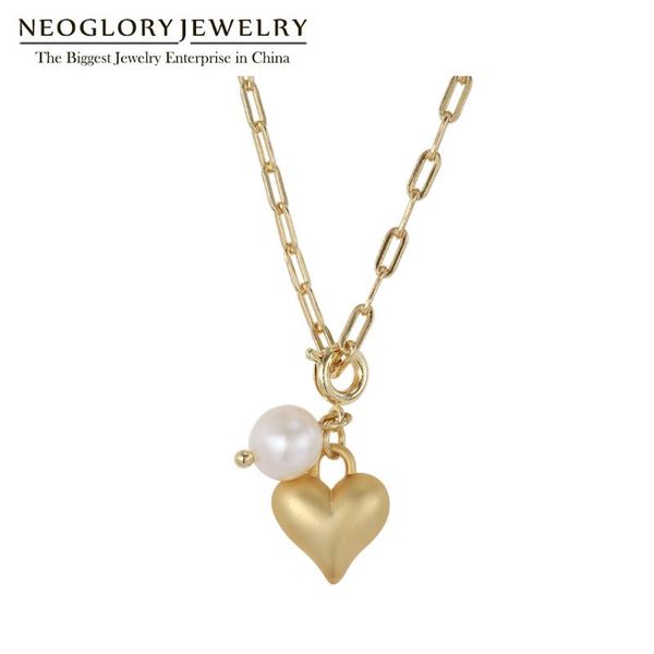 pendant necklaces neoglory flash water pearl with heart for women gold color trendy elegant romantic mother's day gift, Silver
pendant necklaces neoglory flash water pearl with heart for women gold color trendy elegant romantic mother's day gift, Silver