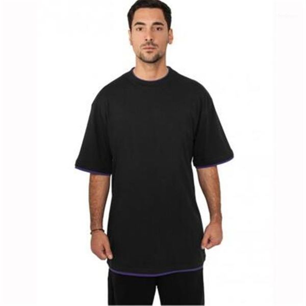 women's wool & blends zng 2021 t-shirt summer 2colors short-sleeve cotton shirt oversize o-neck men's clothes solid tees casual cl, Black
women's wool & blends zng 2021 t-shirt summer 2colors short-sleeve cotton shirt oversize o-neck men's clothes solid tees casual cl, Black
