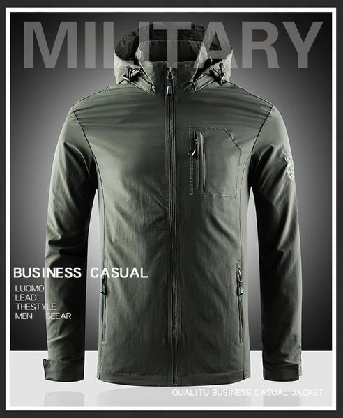men's jackets men spring autumn jacket windproof breathable fishing wear wrinkle resistant outdoor sportswear mountaineering streetwear, Black;brown
men's jackets men spring autumn jacket windproof breathable fishing wear wrinkle resistant outdoor sportswear mountaineering streetwear, Black;brown