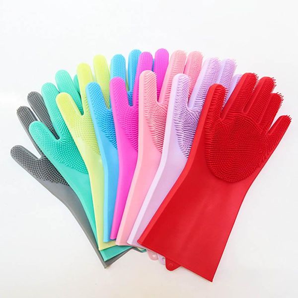 disposable gloves 1pair kitchen scrubber silicone dishwashing for household rubber sponge glove multipurpose non-slip clean tools
disposable gloves 1pair kitchen scrubber silicone dishwashing for household rubber sponge glove multipurpose non-slip clean tools