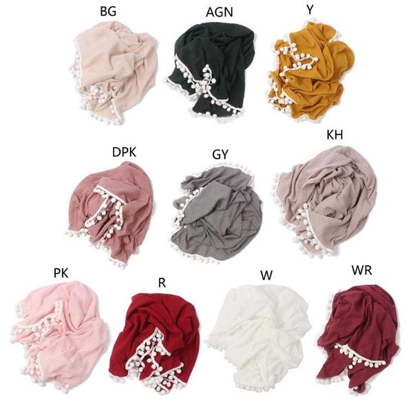 blankets & swaddling baby soft cotton receiving blanket waffle knitting hairballs tassel swaddle wrap bath towel born pography props
blankets & swaddling baby soft cotton receiving blanket waffle knitting hairballs tassel swaddle wrap bath towel born pography props