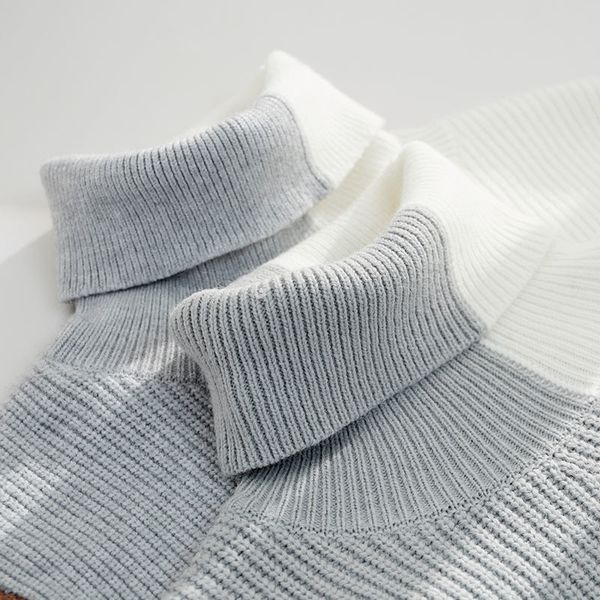 women's sweaters camisola minimalista moda outono inverno feminina suéter casual patchwork gola alta feminino pulôver 1440 7nwn, White;black
women's sweaters camisola minimalista moda outono inverno feminina suéter casual patchwork gola alta feminino pulôver 1440 7nwn, White;black