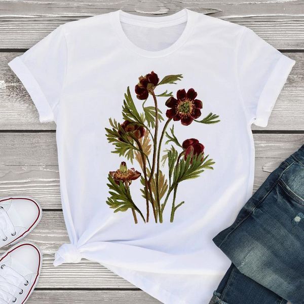 women graphic plant style cute flower printed short sleeve summer lady shirt tees clothing female t shirt womens t-shirt, White
women graphic plant style cute flower printed short sleeve summer lady shirt tees clothing female t shirt womens t-shirt, White