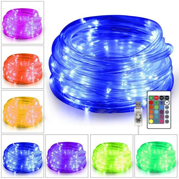 16 color changing rainbow tube string light usb remote control fairy garland holiday waterproof outdoor wedding christmas decor
16 color changing rainbow tube string light usb remote control fairy garland holiday waterproof outdoor wedding christmas decor