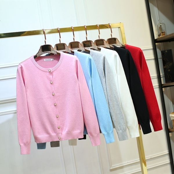 2021 new women spring autumn knitted sweater long sleeve female cardigan with buttons o-neck sweaters casual outwear l544n8ki, White;black
2021 new women spring autumn knitted sweater long sleeve female cardigan with buttons o-neck sweaters casual outwear l544n8ki, White;black