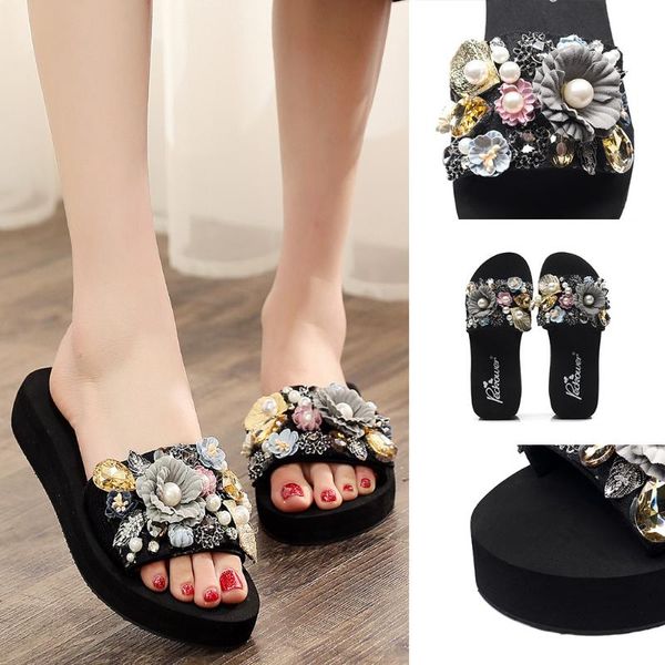 slippers sagace 2021 ladies platform shoes women summer non-slip wedges high heels female outdoor beach sandals slides, Black
slippers sagace 2021 ladies platform shoes women summer non-slip wedges high heels female outdoor beach sandals slides, Black