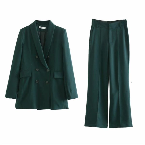 fashion women spring double breasted coat jacket high waist flare set office solid suit sets blazer pants 2pcs ry4w, White;black
fashion women spring double breasted coat jacket high waist flare set office solid suit sets blazer pants 2pcs ry4w, White;black