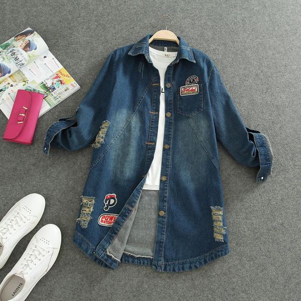 women's jackets streetwear autumn denim jacket long sleeve loose female jeans coat casual outwear women plus size 5xl veste femme, Black;brown
women's jackets streetwear autumn denim jacket long sleeve loose female jeans coat casual outwear women plus size 5xl veste femme, Black;brown