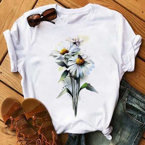 harajuku kawaii white daisy womens clothes funny short sleeves cute female graphic printed tees fashion
harajuku kawaii white daisy womens clothes funny short sleeves cute female graphic printed tees fashion