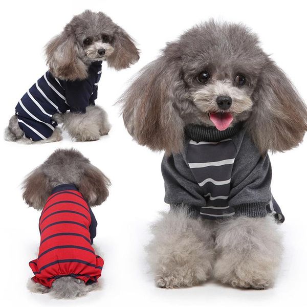 dog apparel pet 4 legged pajamas stripe homewear soft cute puppy jumpsuit all seasons cotton romper fashion chihuahua clothes
dog apparel pet 4 legged pajamas stripe homewear soft cute puppy jumpsuit all seasons cotton romper fashion chihuahua clothes