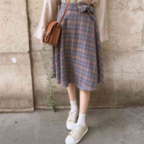 autumn & winter korean high waist slim simple plaid all-match large size women a-line skirt 210527, Black
autumn & winter korean high waist slim simple plaid all-match large size women a-line skirt 210527, Black