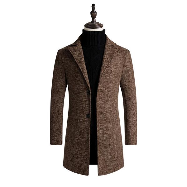 men's wool & blends men trench coats winter long jackets thicker warm casual business male slim size 5xl, Black
men's wool & blends men trench coats winter long jackets thicker warm casual business male slim size 5xl, Black