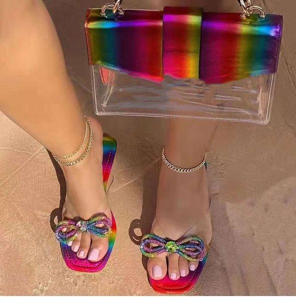 sandals designer jelly slippers womens 2021 woman rhinestone flats ladies fashion rainbow female casual summer shoes big size, Black
sandals designer jelly slippers womens 2021 woman rhinestone flats ladies fashion rainbow female casual summer shoes big size, Black