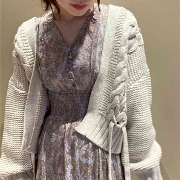 women's trench coats 2022 autumn winter sweaters long sleeve hollow out weave bandage short cardigan japanese fashion clothing ud0d, Tan;black
women's trench coats 2022 autumn winter sweaters long sleeve hollow out weave bandage short cardigan japanese fashion clothing ud0d, Tan;black