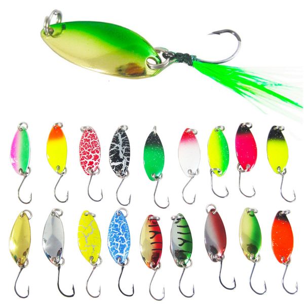 luya colorful feather 3g horse mouth crack rotating sequin hard bait decoy
luya colorful feather 3g horse mouth crack rotating sequin hard bait decoy