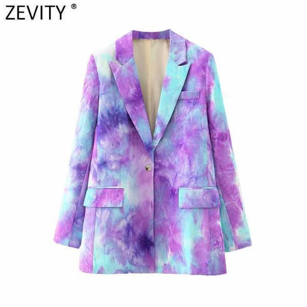 zevity women vintage tie-dyed print leisure blazer notched collar retro female single button causal outwear suits coat c543 210603, White;black
zevity women vintage tie-dyed print leisure blazer notched collar retro female single button causal outwear suits coat c543 210603, White;black