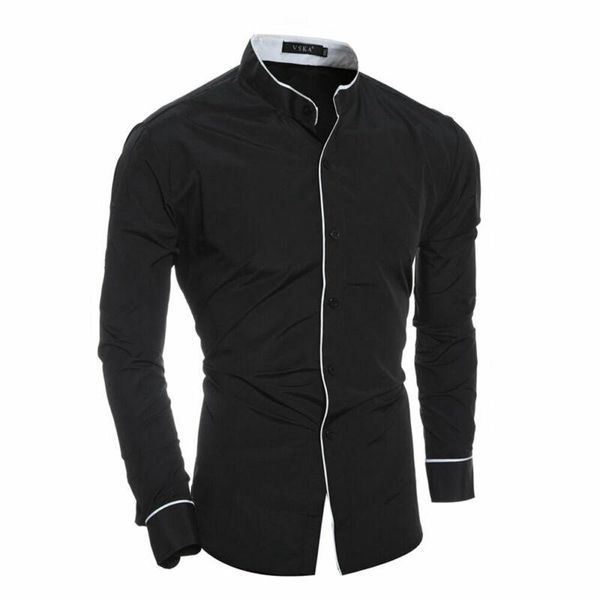 men's casual shirts formal fashion noble slim business office pure cotton, White;black
men's casual shirts formal fashion noble slim business office pure cotton, White;black