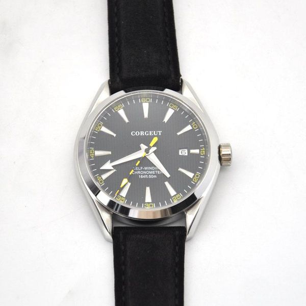 wristwatches corgeut mens watch 41mm black dial nh35 miyota8215 automatic movement waterproof luminous sapphire glass 16 ss cas, Slivery;brown
wristwatches corgeut mens watch 41mm black dial nh35 miyota8215 automatic movement waterproof luminous sapphire glass 16 ss cas, Slivery;brown