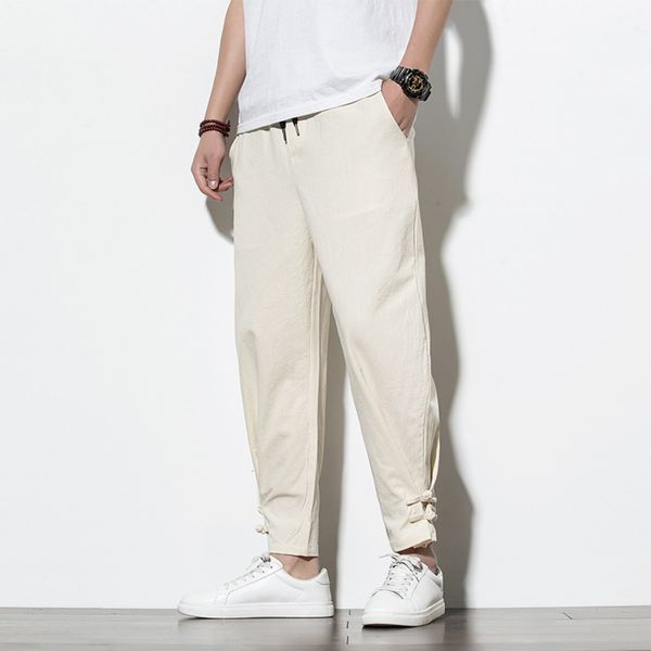 autumn 2020 new cotton and hemp loose casual trousers youth chinese style tether hemlock men's wear, Black
autumn 2020 new cotton and hemp loose casual trousers youth chinese style tether hemlock men's wear, Black