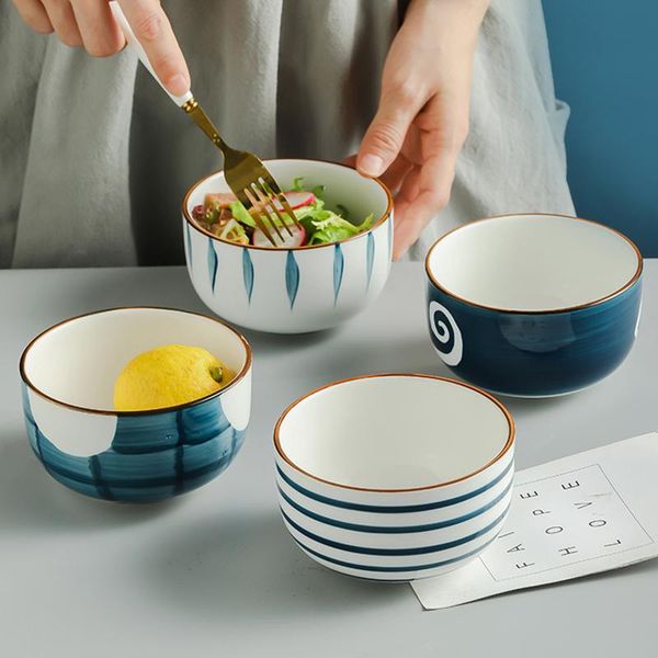 bowls ceramic salad bowl japanese hand-painted dessert rice children's soup restaurant household tableware crockery lunch box
bowls ceramic salad bowl japanese hand-painted dessert rice children's soup restaurant household tableware crockery lunch box