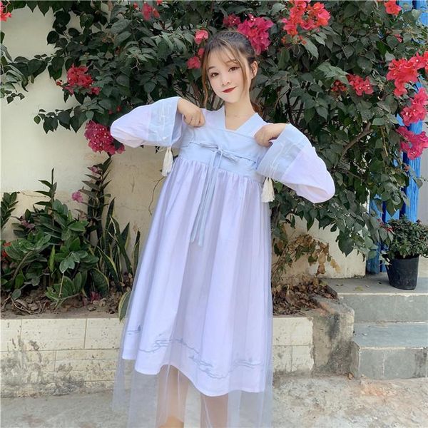 casual dresses summer japanese improved hanfu costume daily tassel embroidery fairy dress cute kawaii party beach, Black;gray
casual dresses summer japanese improved hanfu costume daily tassel embroidery fairy dress cute kawaii party beach, Black;gray
