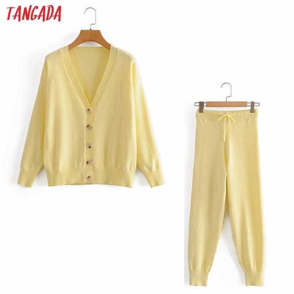 tangada women's set solid cardigan sweater jumper pants set autumn winter suit 2 piece set sweater and pants je108 210609, White
tangada women's set solid cardigan sweater jumper pants set autumn winter suit 2 piece set sweater and pants je108 210609, White