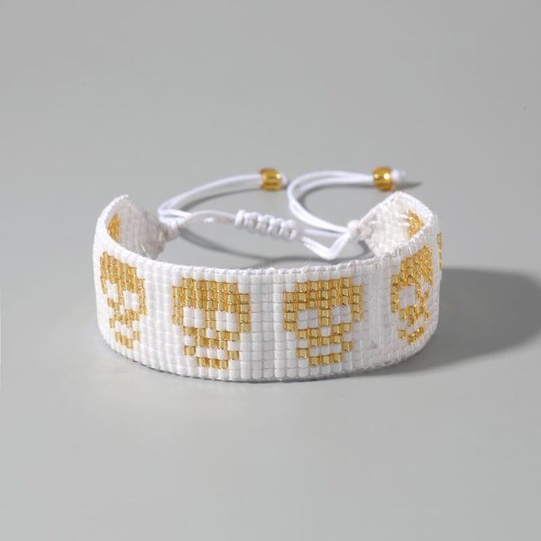 charm bracelets rttooas miyuki golden skull pattern bracelet for women unique boho female handmade woven friendship, Golden;silver
charm bracelets rttooas miyuki golden skull pattern bracelet for women unique boho female handmade woven friendship, Golden;silver