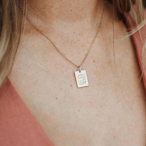 chains vintage carved mom and baby pendant chain necklace bohemian punk 18k metal collar choker fashion women jewelry, Silver
chains vintage carved mom and baby pendant chain necklace bohemian punk 18k metal collar choker fashion women jewelry, Silver