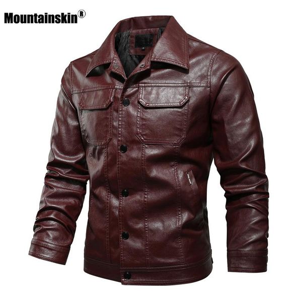 men's fur & faux mountainskin autumn casual leather jacket mens tooling pu fashion pocket slim fit coat male sa956, Black
men's fur & faux mountainskin autumn casual leather jacket mens tooling pu fashion pocket slim fit coat male sa956, Black