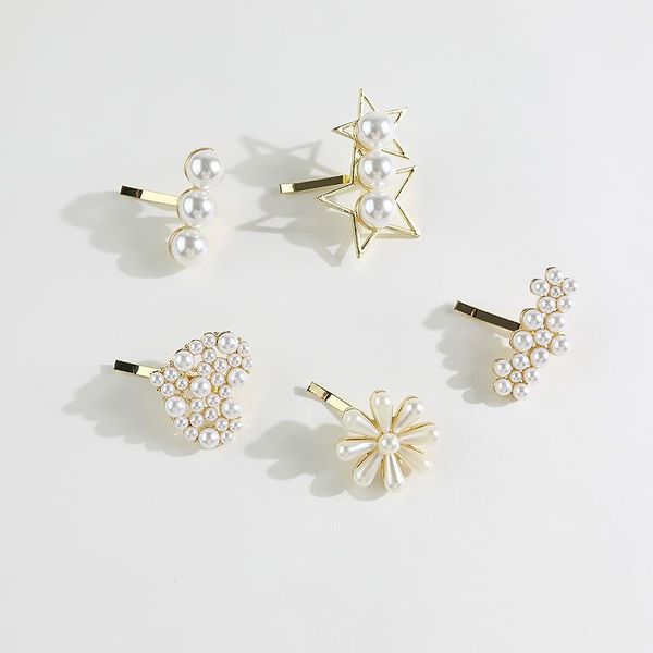 other shuangr fashion korean pearl hair clips for women hairpin girls sweet wedding accessories headwearjewelry gift, Golden;white
other shuangr fashion korean pearl hair clips for women hairpin girls sweet wedding accessories headwearjewelry gift, Golden;white