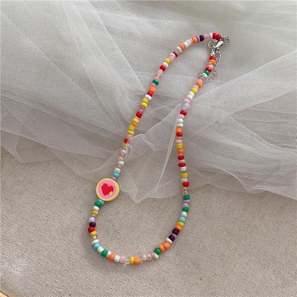 chokers bohemian heart love ladies clavicle necklace 2021 design strand chain beads for women handmade jewelry wholesale, Golden;silver
chokers bohemian heart love ladies clavicle necklace 2021 design strand chain beads for women handmade jewelry wholesale, Golden;silver