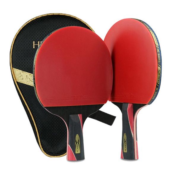 table tennis raquets single professional training carbon fiber bat racket elasticity flexible pong paddle straight/horizontal grip
table tennis raquets single professional training carbon fiber bat racket elasticity flexible pong paddle straight/horizontal grip