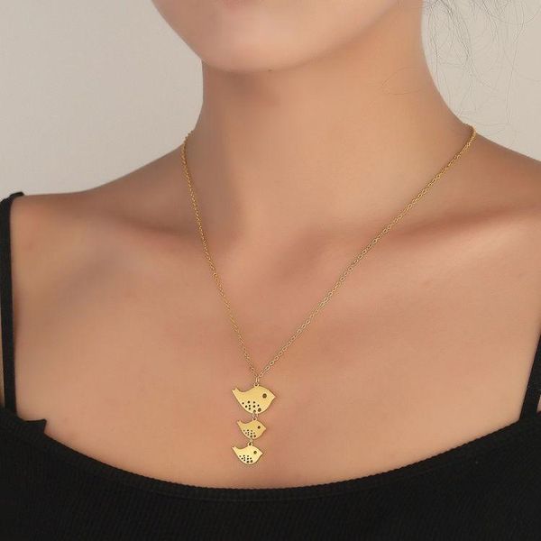 chains flying three little bird necklaces cute sparrow dove hummingbird animal pendant necklace for women girl's jewelry, Silver
chains flying three little bird necklaces cute sparrow dove hummingbird animal pendant necklace for women girl's jewelry, Silver