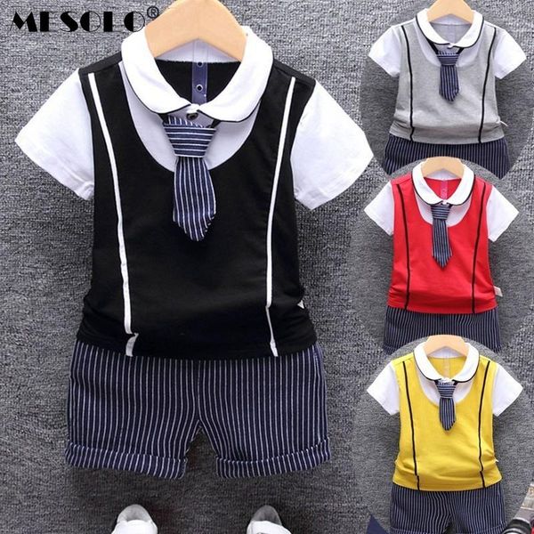 clothing sets boy clothes suit gentleman short sleeve t-shirt pants 2-piece set children's for boys 0-6 years old tie, White
clothing sets boy clothes suit gentleman short sleeve t-shirt pants 2-piece set children's for boys 0-6 years old tie, White