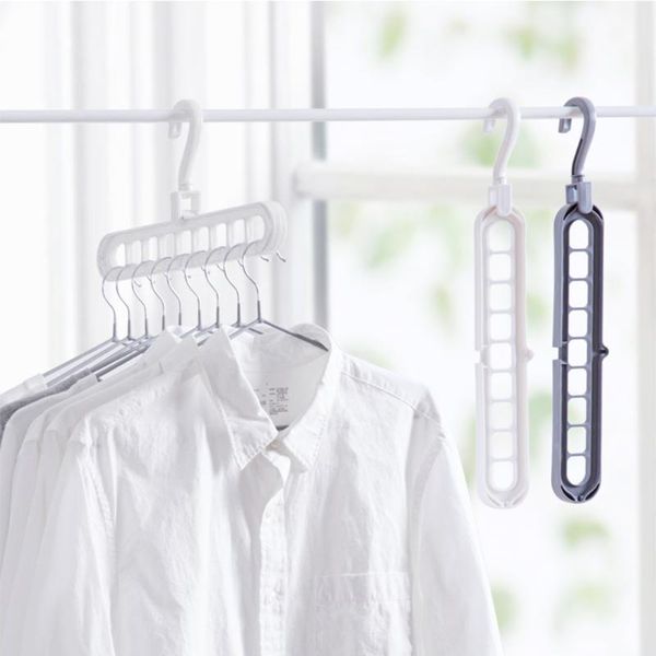 hangers & racks 3pcs multi-port support circle clothes hanger drying rack multifunction plastic home storage
hangers & racks 3pcs multi-port support circle clothes hanger drying rack multifunction plastic home storage