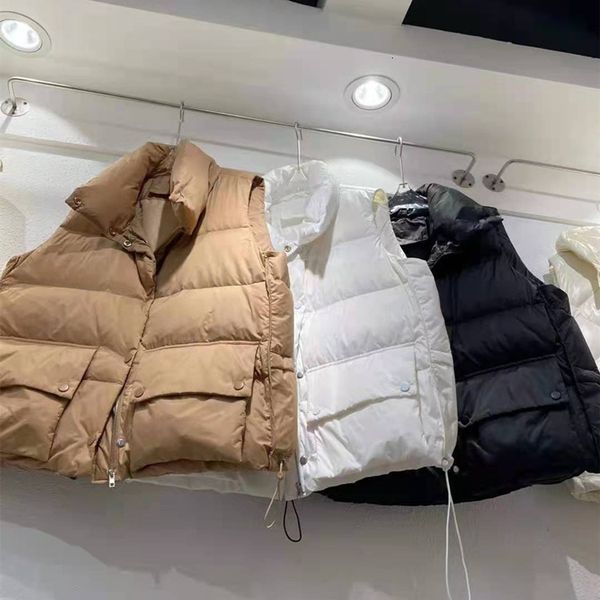vests 2021 autumn and winter vt loose large pocket sleevels down et women's stand collar thickened coat trend, Black;white
vests 2021 autumn and winter vt loose large pocket sleevels down et women's stand collar thickened coat trend, Black;white