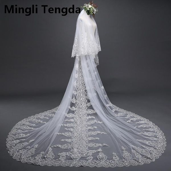 bridal veils two-layer sequins lace cathedral 3 m long wedding veil ivory with metal comb velos de novia mingli tengda, Black
bridal veils two-layer sequins lace cathedral 3 m long wedding veil ivory with metal comb velos de novia mingli tengda, Black