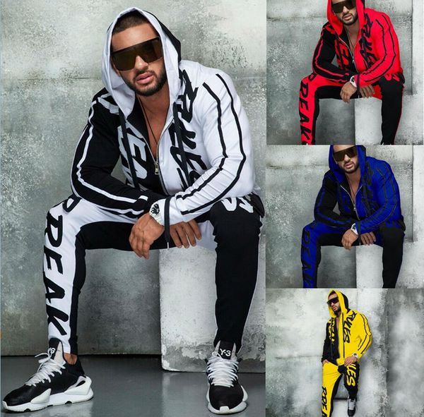 2 pc zipper men tracksuits sport set pockets jogging athletic plain jacket pants mens track suit sweatsuit track pant hooded shirts gym suit, Gray
2 pc zipper men tracksuits sport set pockets jogging athletic plain jacket pants mens track suit sweatsuit track pant hooded shirts gym suit, Gray
