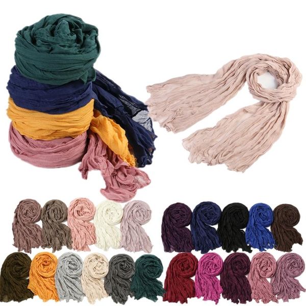 scarves women's casual solid color long scarf crumpled soft turban arab hijab spring summer fashion shawls clothing accessories, Blue;gray
scarves women's casual solid color long scarf crumpled soft turban arab hijab spring summer fashion shawls clothing accessories, Blue;gray