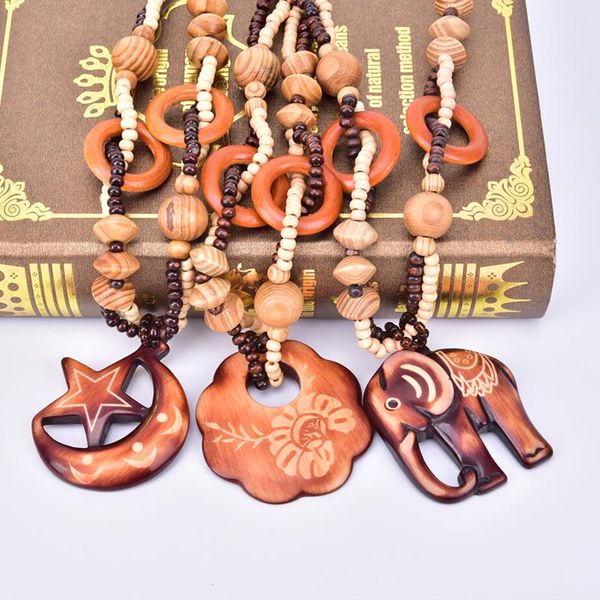 pendant necklaces ocean winds style wooden hand carved big fish elephant diy beaded necklace for women birthday gift, Silver
pendant necklaces ocean winds style wooden hand carved big fish elephant diy beaded necklace for women birthday gift, Silver