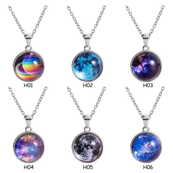pendant necklaces starry sky necklace double sided glass ball solar system for women universe planet jewelry, Silver
pendant necklaces starry sky necklace double sided glass ball solar system for women universe planet jewelry, Silver