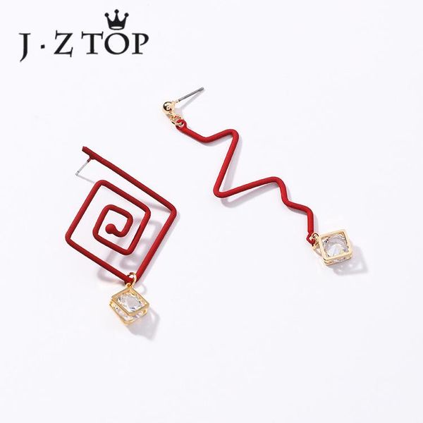 stud jzclassic wave irregular earrings woman simple crystal square geometric asymmetric earring for girl punk jewelry, Golden;silver
stud jzclassic wave irregular earrings woman simple crystal square geometric asymmetric earring for girl punk jewelry, Golden;silver
